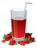 drinking cranberry juice