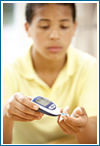 Diabetic test meters allow easy home testing of glucose levels