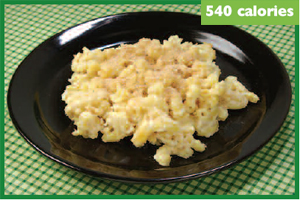 photo of macaroni and cheese with 540 calories