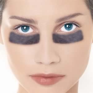 dark circles (exagerrated) under your eyes can be lessened
