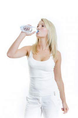drink lots of water to prevent dehydration from diarrhea